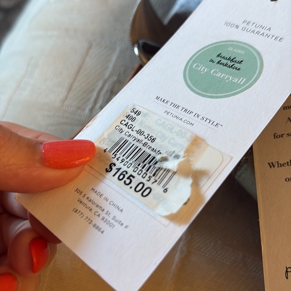 Petunia Pickle Bottom city carryall diaper computer bag very spacious waterproof - Picture 14 of 15